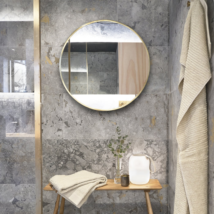 Villa Collection Vardo Spiegel Ø 80 cm - Goud