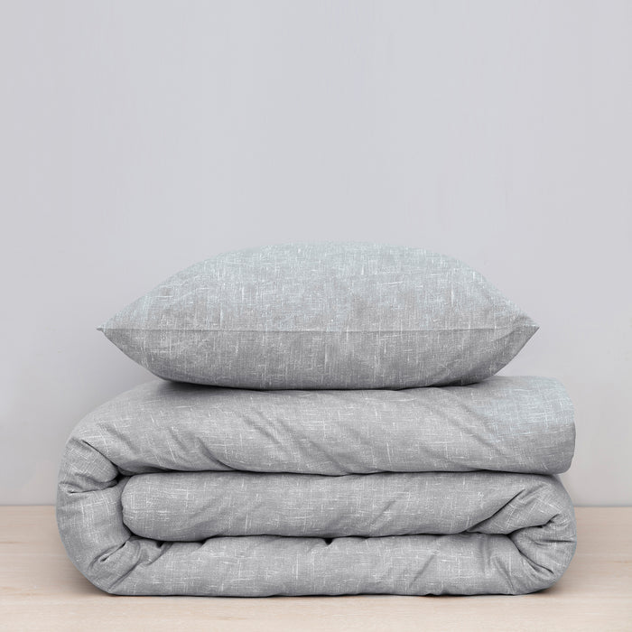 Damai Ebba Dekbedovertrek 200 x 200/220 cm - Grijs