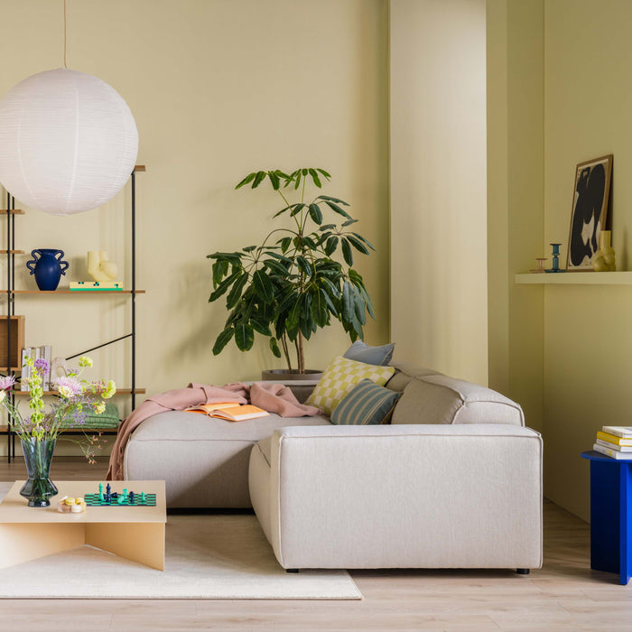 by fonQ Chunky Hoekbank met Chaise Longue Links - Beige