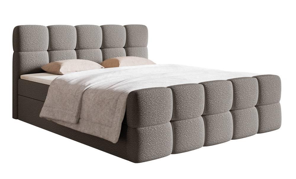 NADUVI Collection Chloe boxspring bouclé met opbergruimte 180 x 200cm