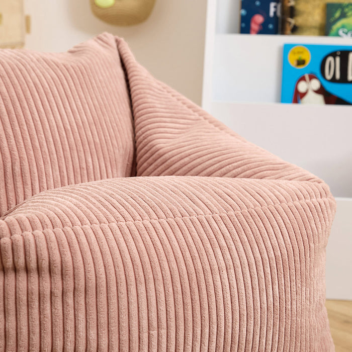 icon Natalia Kinderzitzak Fauteuil - Ribfluweel - Oudroze