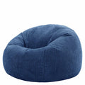 icon Kingston Zitzak - Ribfluweel - Denimblauw