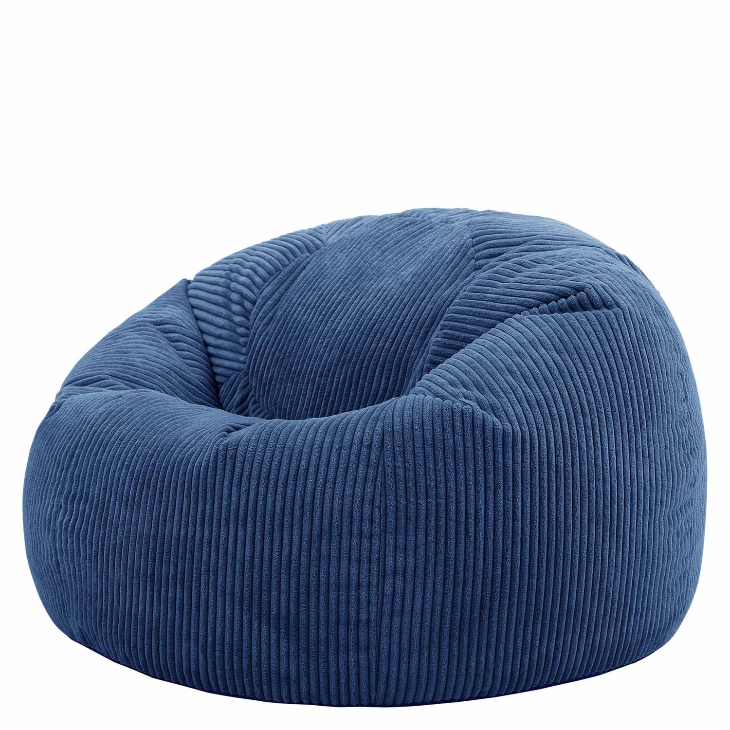 icon Kingston Zitzak - Ribfluweel - Denimblauw