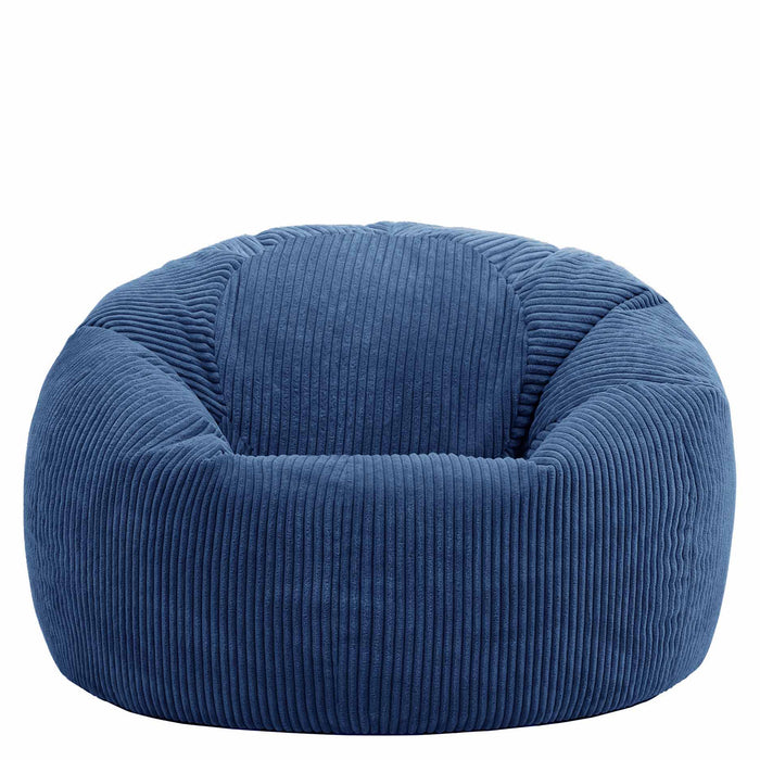 icon Kingston Zitzak - Ribfluweel - Denimblauw