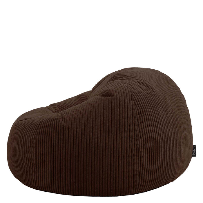 icon Kingston Zitzak - Ribfluweel - Chocolade