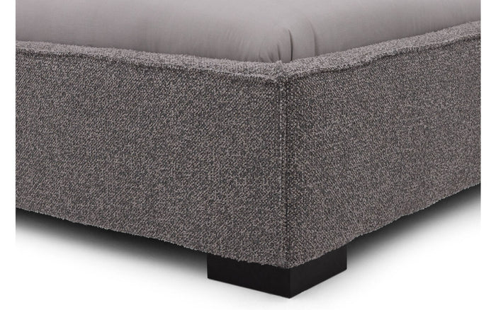 Goossens Bedframe Switch - 180 x 210 - Ahenk 5401 grijs - Bouclé