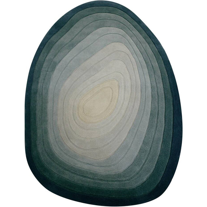 Goossens Vloerkleed Pebbel in Ombre blue (pebble)