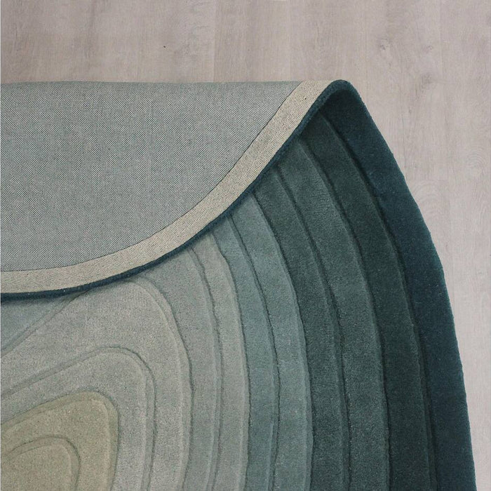 Goossens Vloerkleed Pebbel in Ombre blue (pebble)