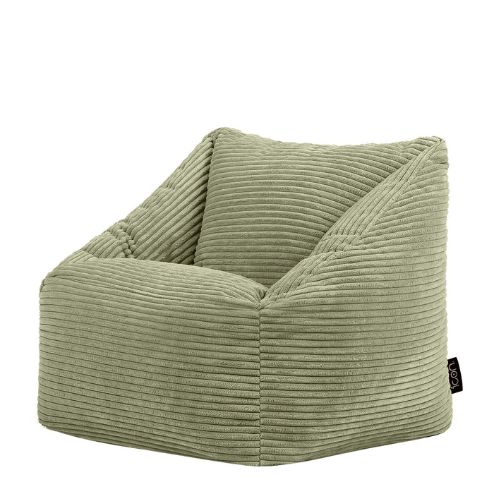 icon Natalia Kinderzitzak Fauteuil - Ribfluweel - Saliegroen