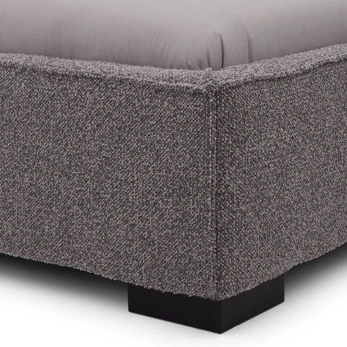 Goossens Bedframe Switch - 180 x 200 - Ahenk 5401 grijs - Bouclé