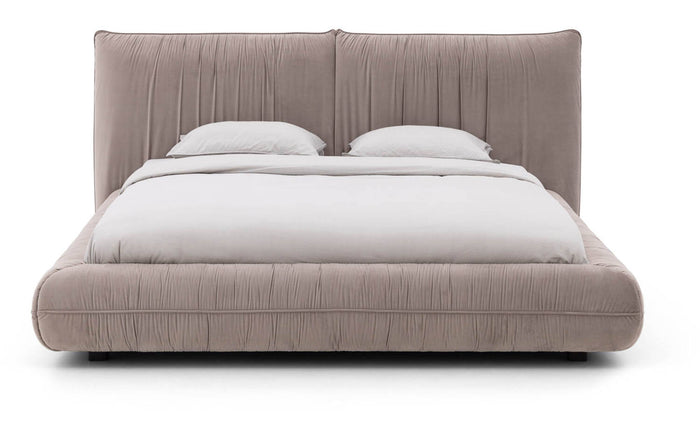 Goossens Gestoffeerd Bedframe Milano - 140 x 200 - Paris khaki -