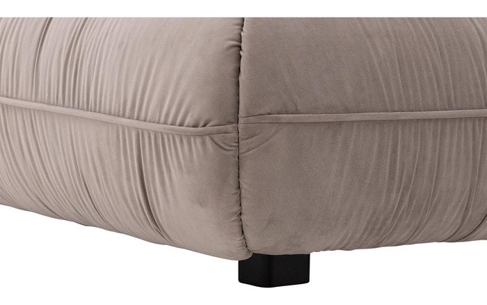 Goossens Gestoffeerd Bedframe Milano - 140 x 200 - Paris khaki -