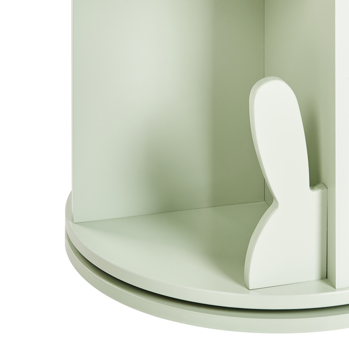 Beliani - CANEY - Boekenkast draaibaar - Lichtgroen - MDF