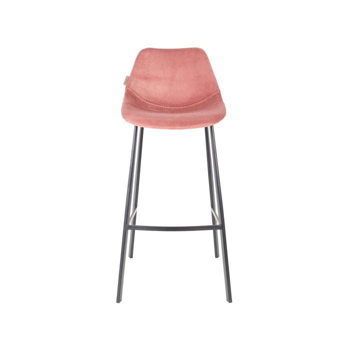 Dutchbone Franky Barkruk Roze 80 cm - Set van 2