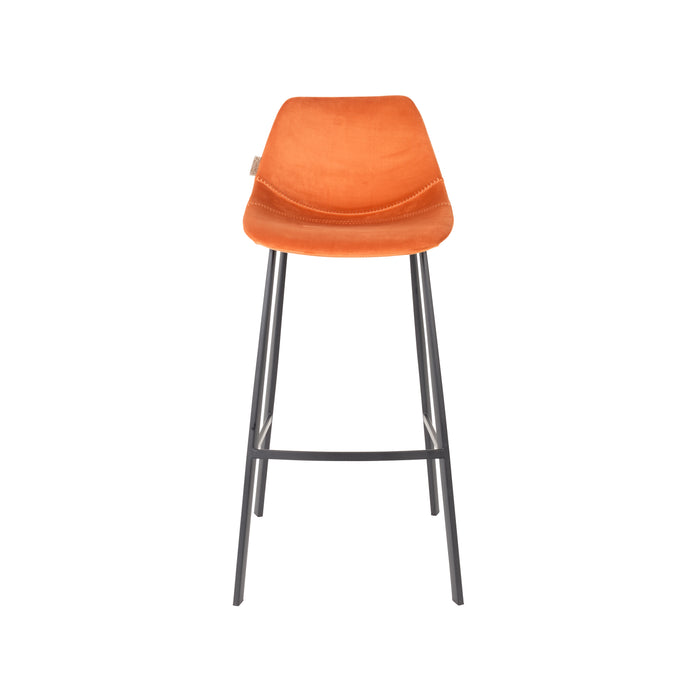 Dutchbone Franky Barkruk Oranje 80 cm - Set van 2