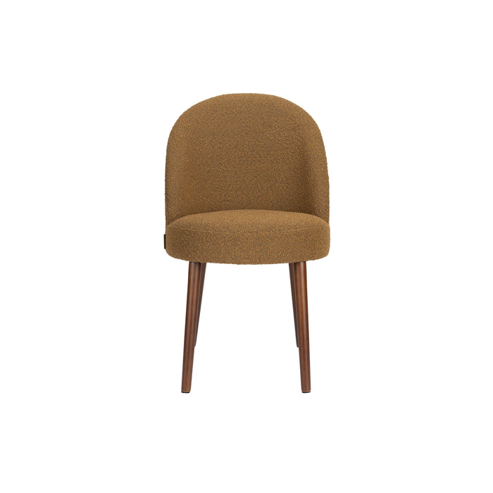 Dutchbone Barbara Stoel Boucle Ochre - Set van 2 - Bruin