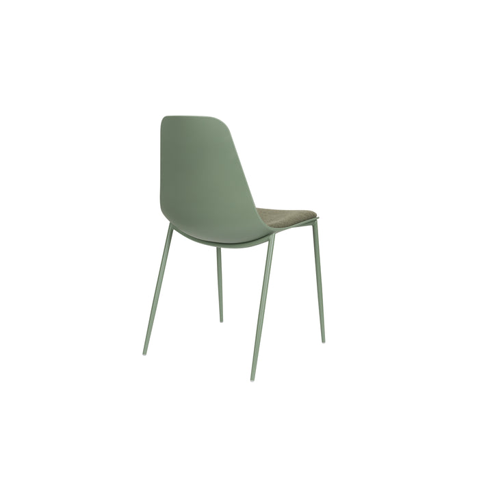 Housecraft Living Jeffrey Eetkamerstoel Groen - Set van 4