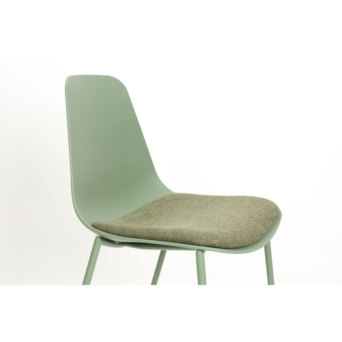 Housecraft Living Jeffrey Eetkamerstoel Groen - Set van 4