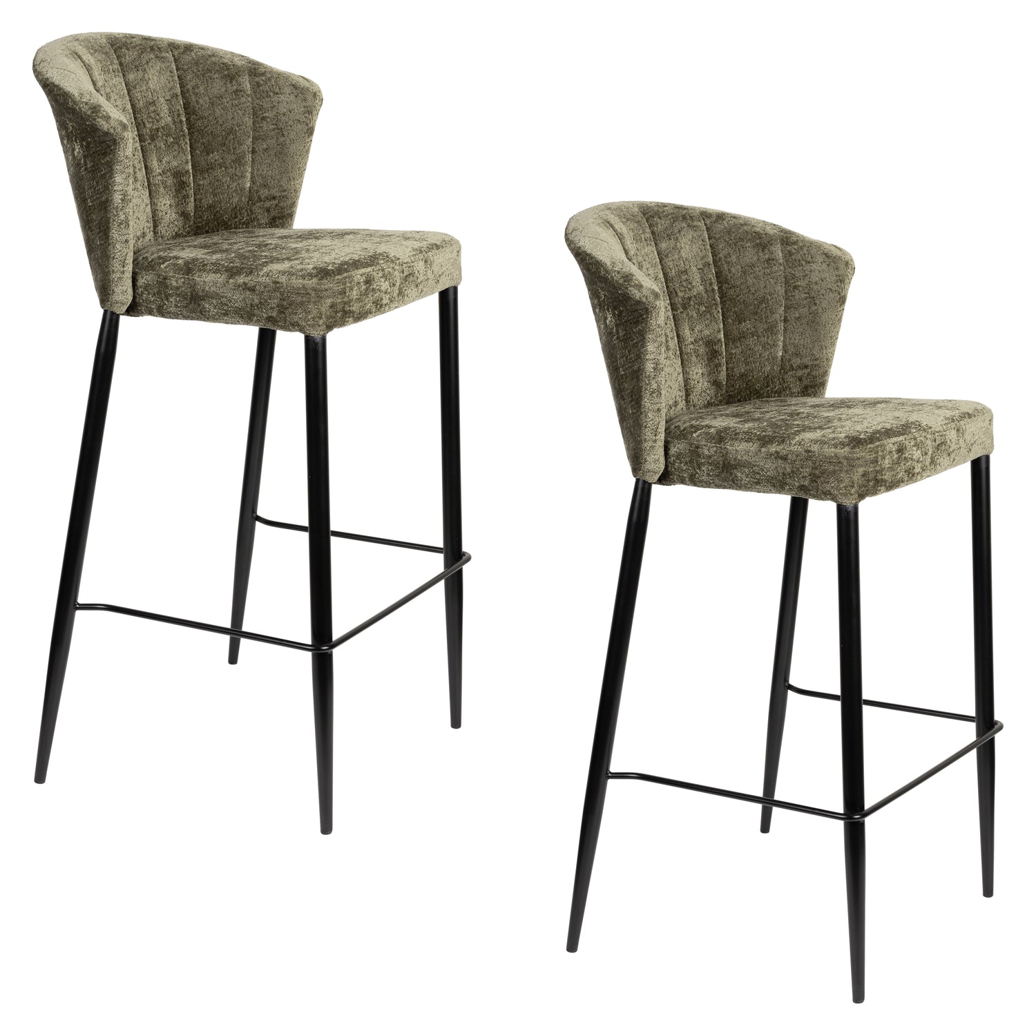 Dutchbone Georgia Kruk Counter Green - Set van 2 - Groen