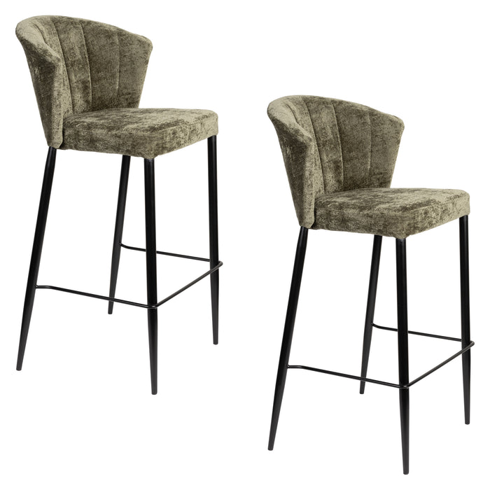 Dutchbone Georgia Kruk Counter Green - Set van 2 - Groen