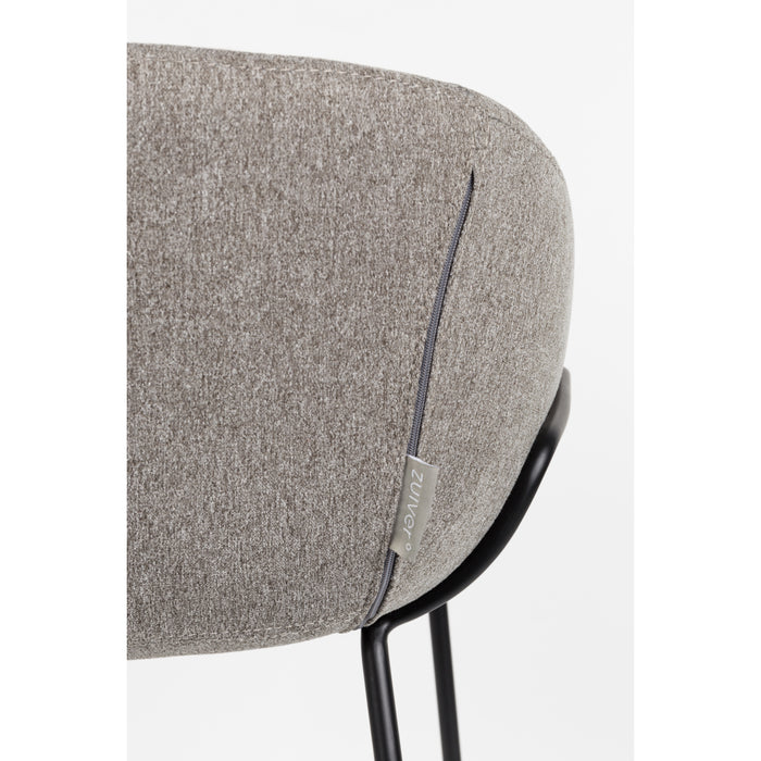 Zuiver Feston Barkruk 65 cm Grijs - Set van 2