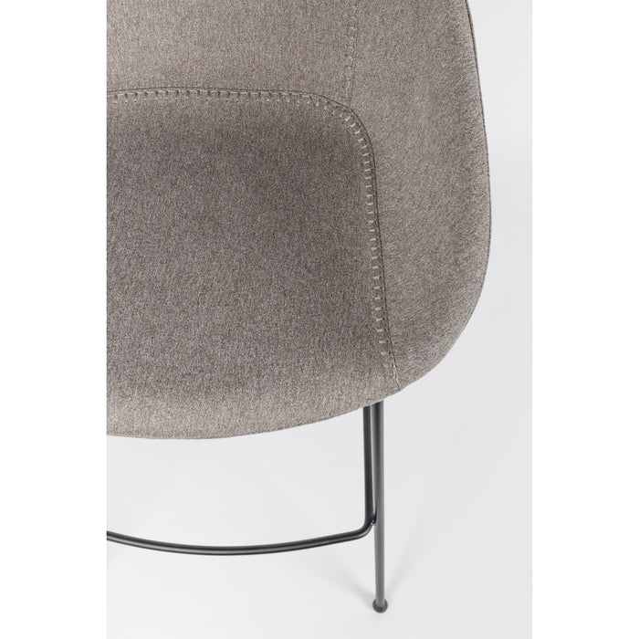 Zuiver Feston Barkruk 65 cm Grijs - Set van 2
