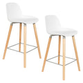 Zuiver Albert Kuip Barkruk 65 cm Wit - Set van 2