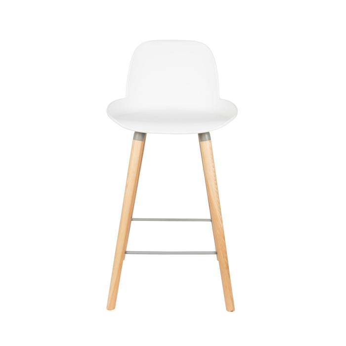 Zuiver Albert Kuip Barkruk 65 cm Wit - Set van 2