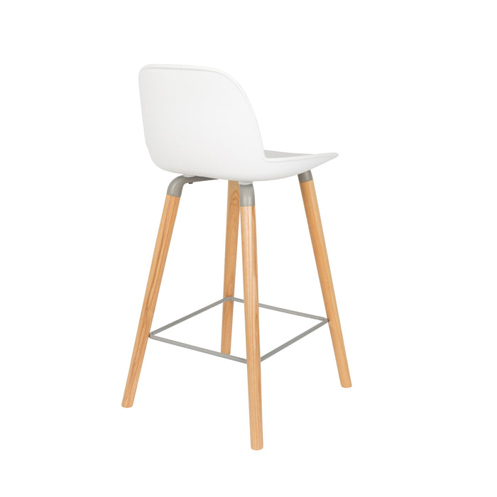 Zuiver Albert Kuip Barkruk 65 cm Wit - Set van 2