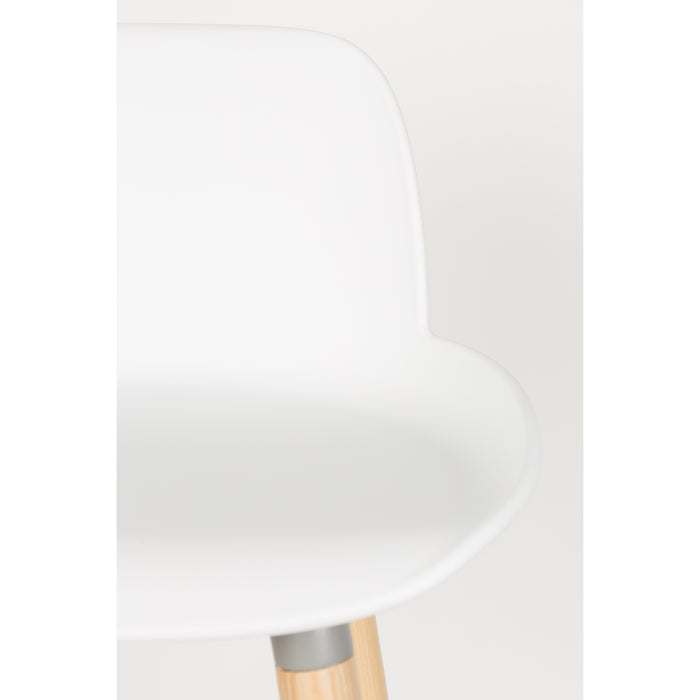 Zuiver Albert Kuip Barkruk 65 cm Wit - Set van 2