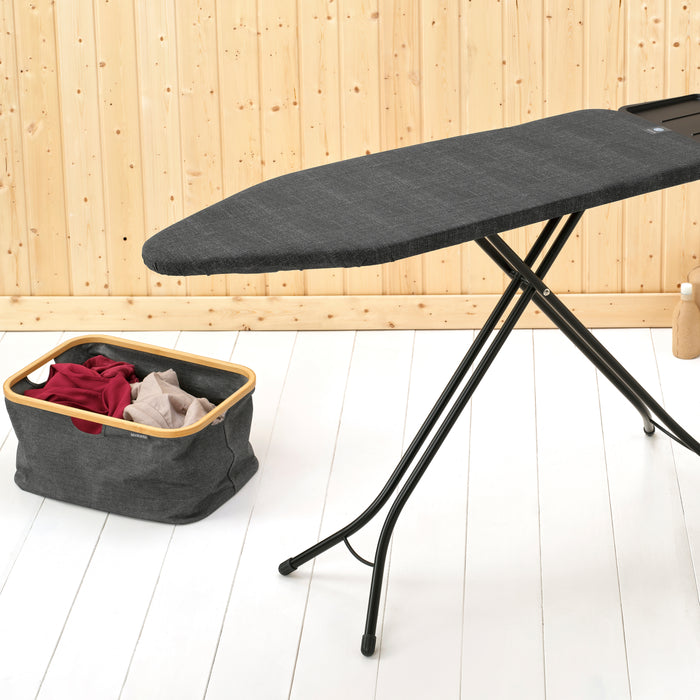 Brabantia Strijkplank C - met Stoomunithouder - 124 x 45 cm - Denim Black