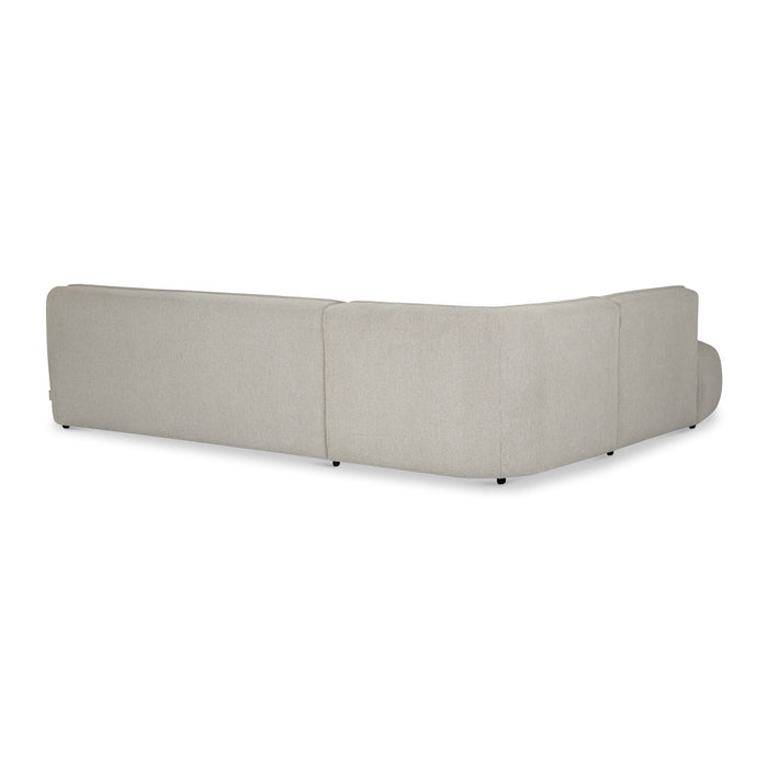 by fonQ Soft Hoekbank Links - Open Eind - Naturel Melange