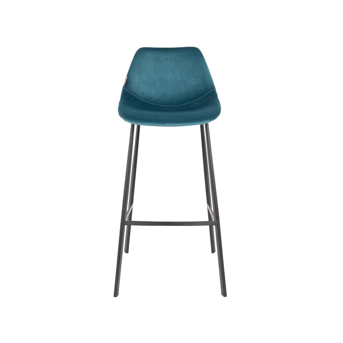 Dutchbone Franky Barkruk Blauw 80 cm - Set van 2