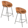 Zuiver Feston Barkruk 65 cm Bruin - Set van 2