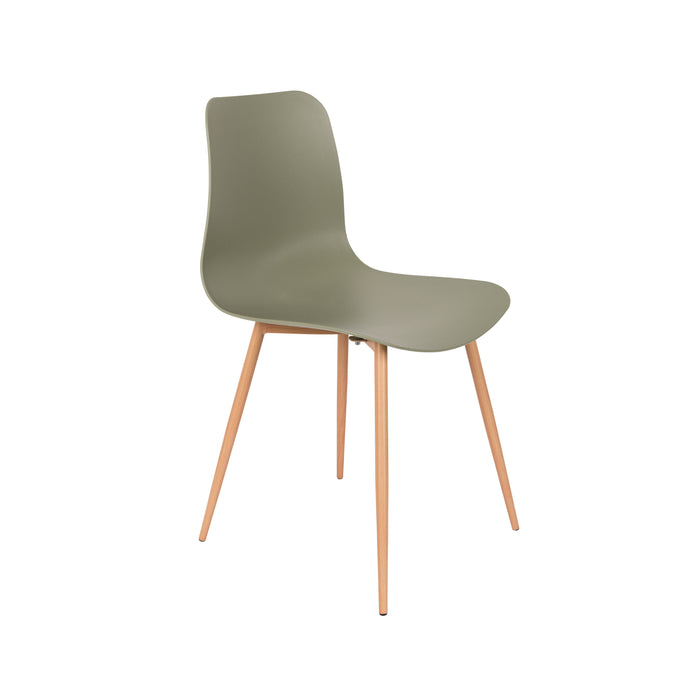 Housecraft Living Leon Eetkamerstoel Groen - Set van 2