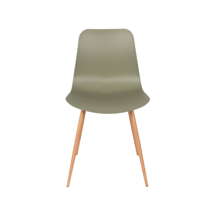 Housecraft Living Leon Eetkamerstoel Groen - Set van 2