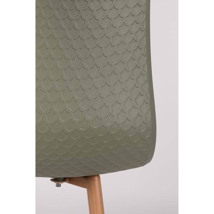 Housecraft Living Leon Eetkamerstoel Groen - Set van 2