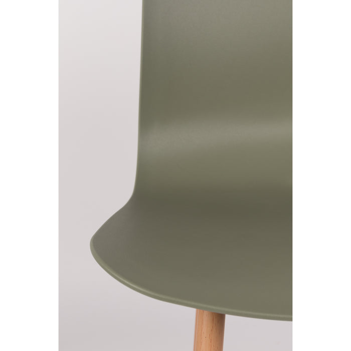 Housecraft Living Leon Eetkamerstoel Groen - Set van 2
