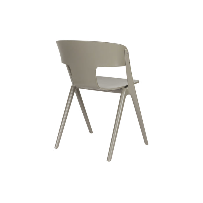 Zuiver Horizon Tuinstoelen Taupe - Set van 4