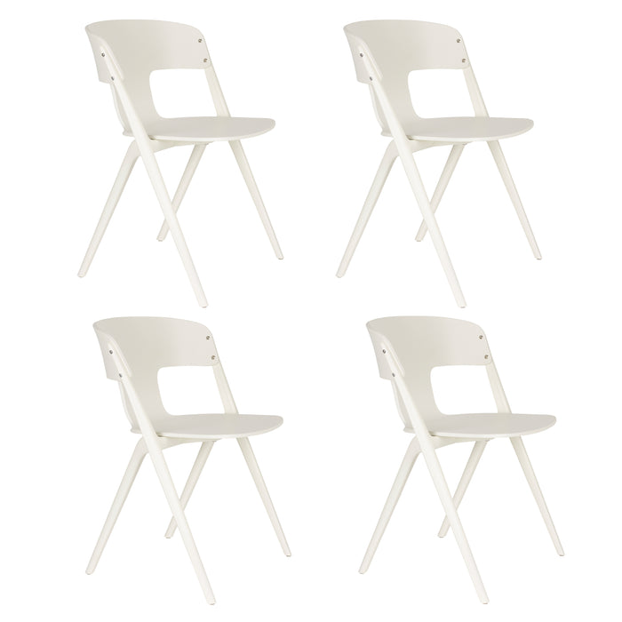 Zuiver Horizon Tuinstoelen Off-White - Set van 4