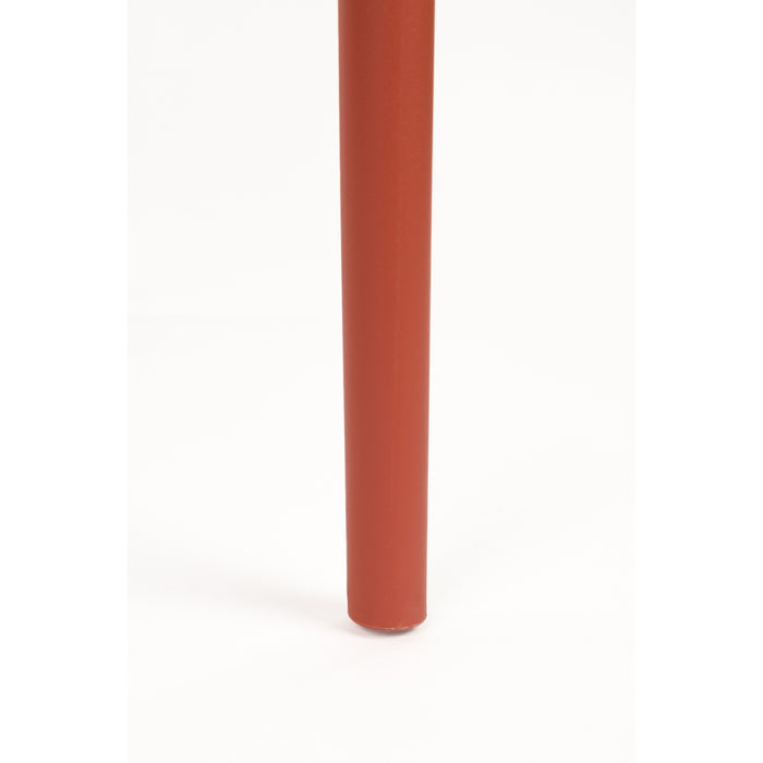 Housecraft Living Mante Tuinstoelen Terra| Rood - Set van 4