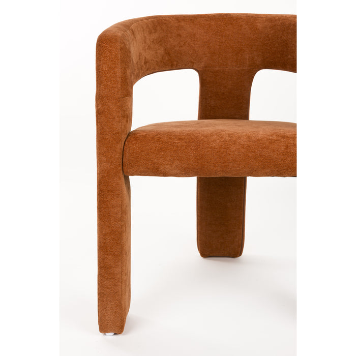 Housecraft Living Valentin Eetkamerstoel Oranje - Set van 2