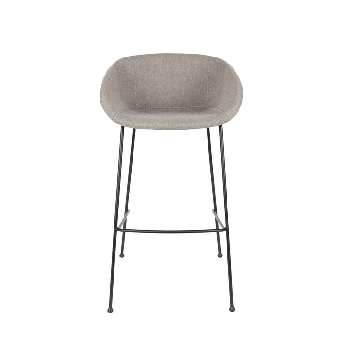 Zuiver Feston Barkruk 76 cm Grijs - Set van 2