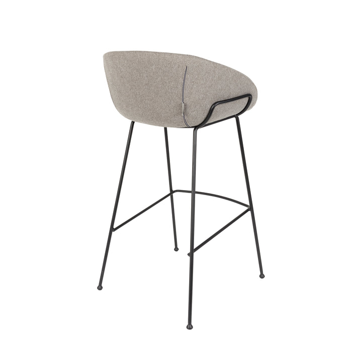 Zuiver Feston Barkruk 76 cm Grijs - Set van 2