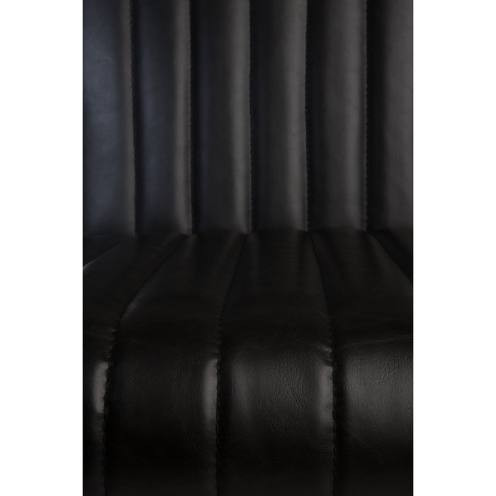 Dutchbone Stitched Eetkamerstoel Donker Grijs - Set van 2