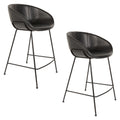 Zuiver Feston Barkruk 65 cm Zwart - Set van 2