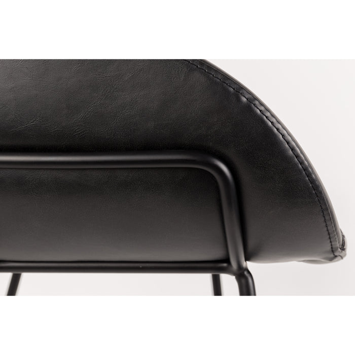 Zuiver Feston Barkruk 65 cm Zwart - Set van 2