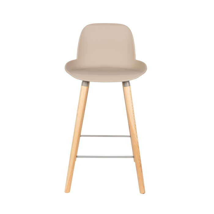 Zuiver Albert Kuip Barkruk 65 cm Taupe - Set van 2