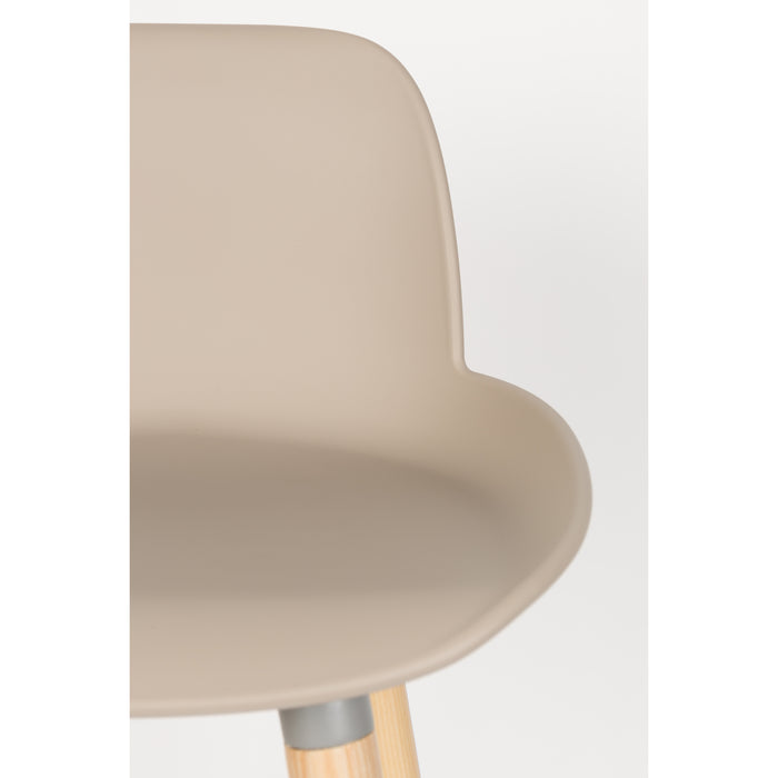 Zuiver Albert Kuip Barkruk 65 cm Taupe - Set van 2