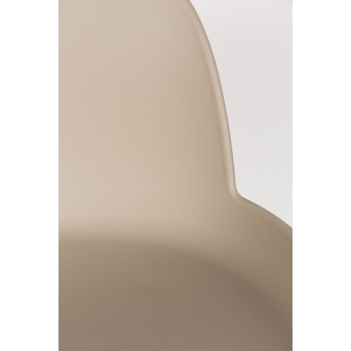 Zuiver Albert Kuip Barkruk 65 cm Taupe - Set van 2